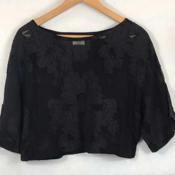 🍄Aritzia Wilfred Black Blayze Blouse - Picture 14 of 16